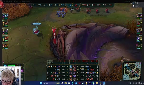 AJ复盘被逆天教练上压力：格温6级TP下路帮队友 兰博拆塔不快的！