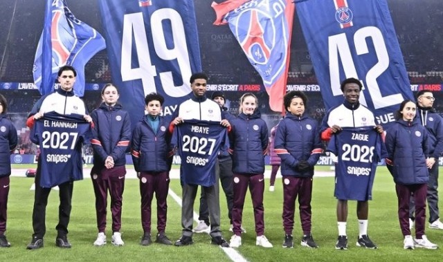 巴黎官方：扎格续约至2028年 姆巴耶&汉纳赫签下首份职业合同