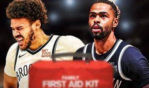 篮网队希望锁定选秀抽签几率，多名篮网球员将缺席与鹈鹕队的比赛